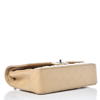 Chanel Caviar Quilted Medium Double Flap Beige Clair 4 of 16