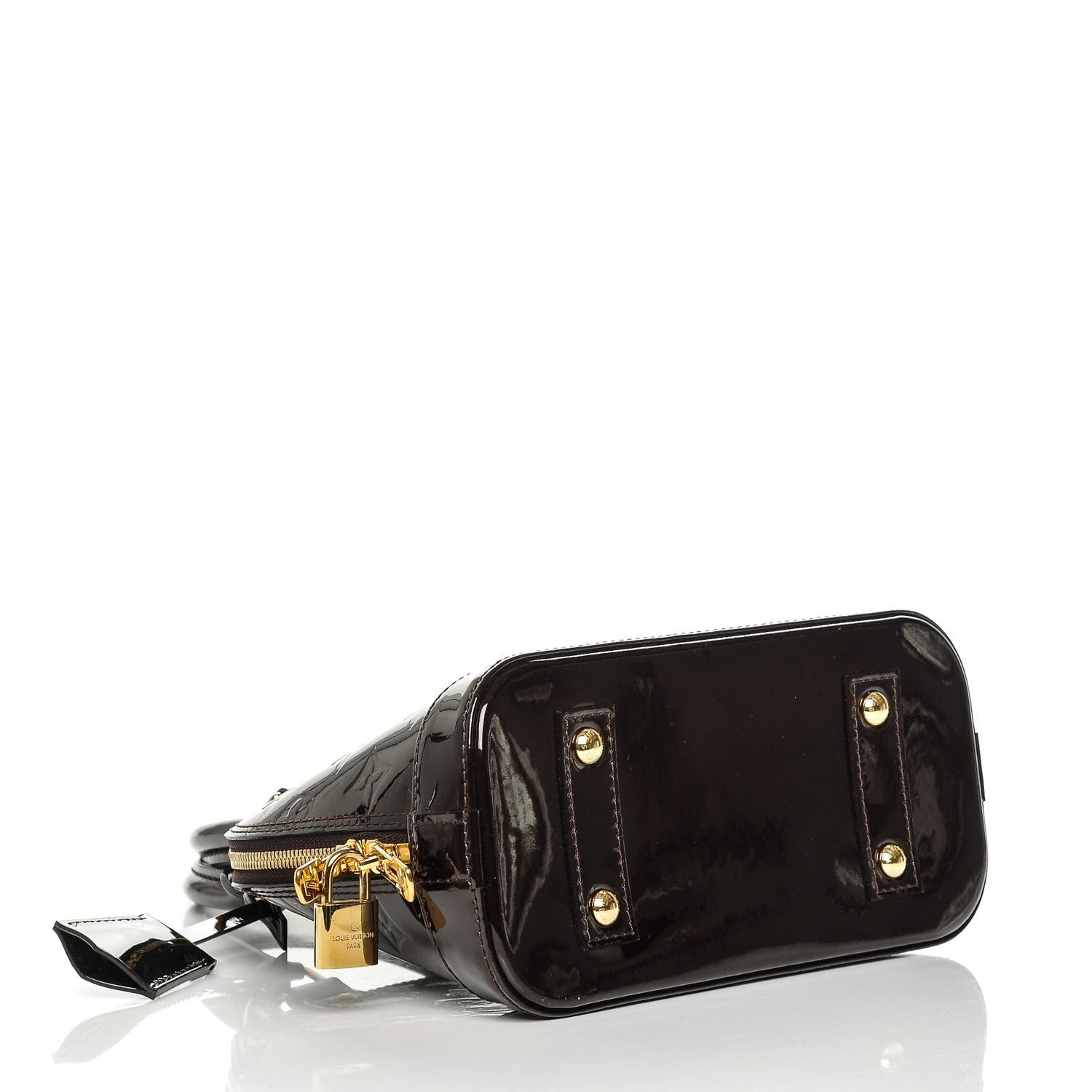 Louis Vuitton Vernis Alma BB Amarante 4 of 6
