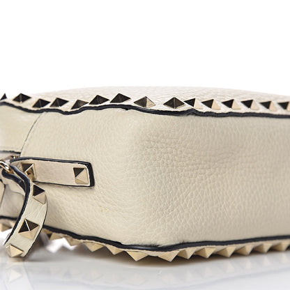 Valentino Garavani Grained Calfskin Rockstud Camera Crossbody Bag Ivory 9 of 11