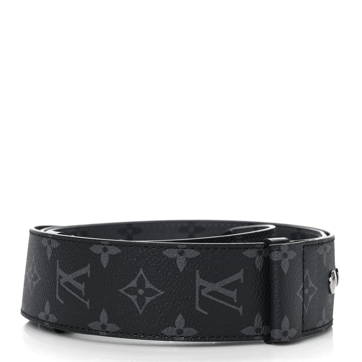 Louis Vuitton Monogram Eclipse Reversible Bandouliere Shoulder Strap 2 of 6