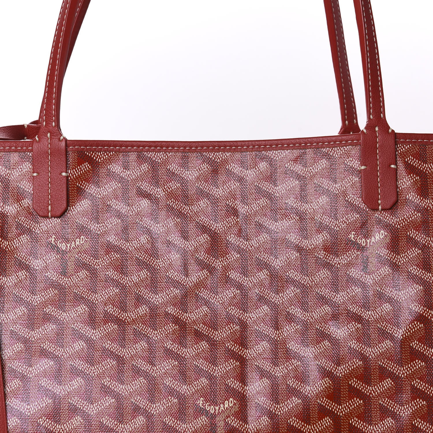 Goyard Goyardine Saint Louis GM Red 9 of 9