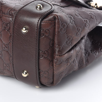Gucci Guccissima Small Pelham Shoulder Bag Chocolate 10 of 10