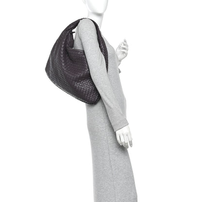 Bottega Veneta Nappa Intrecciato Large Veneta Hobo Ebano 2 of 11