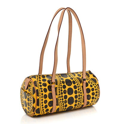 Louis Vuitton Monogram Kusama Pumpkin Dots Papillon 30 Yellow 3 of 10