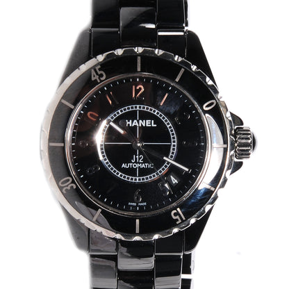 Chanel Stainless Steel Ceramic 38mm J12 Automatic Watch Black 1 of 6
