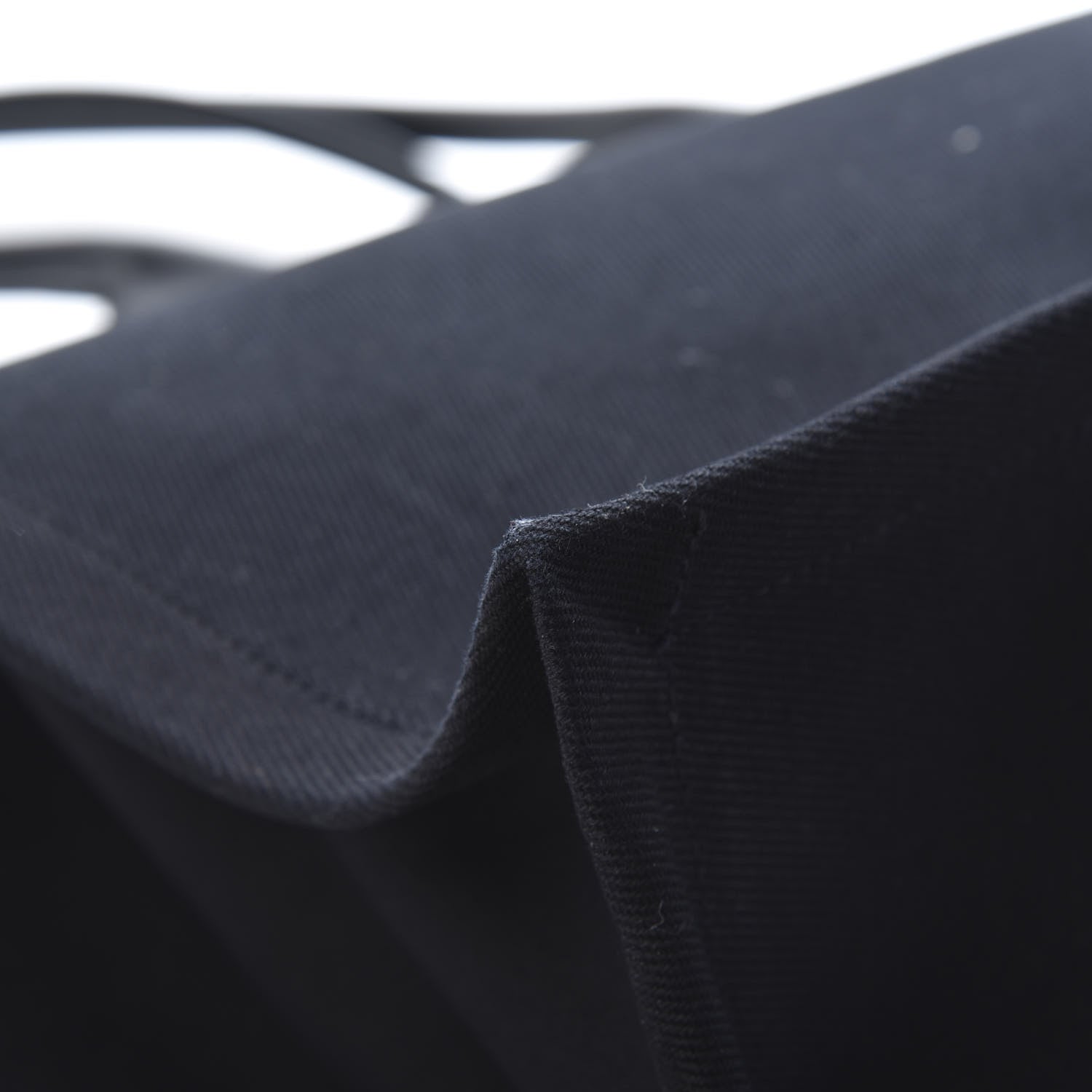 Saint Laurent Linen Calfskin Rive Gauche Tote Black 12 of 12