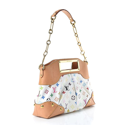 Louis Vuitton Monogram Multicolor Judy MM White 3 of 17