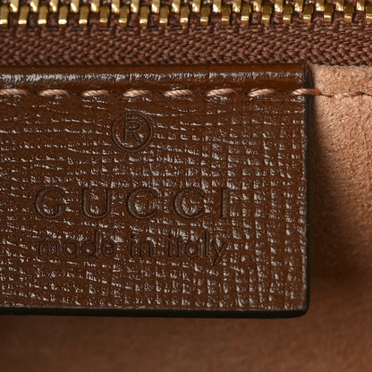 Gucci GG Supreme Monogram Horsebit 1955 Shoulder Bag Beige Brown Sugar 6 of 9