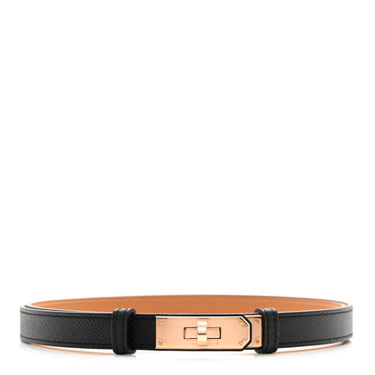 Hermes Epsom Kelly Belt Black 1 of 4