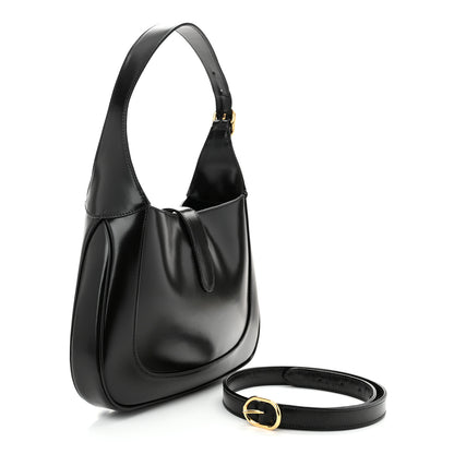 Gucci Boarded Dyana Lux Calfskin Small Jackie 1961 Hobo Black 3 of 10