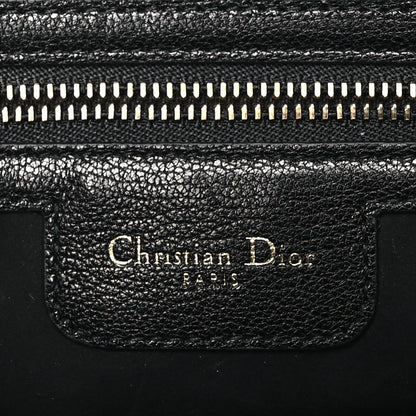 Christian Dior Goatskin Double Saddle Pouch Black 6 of 9