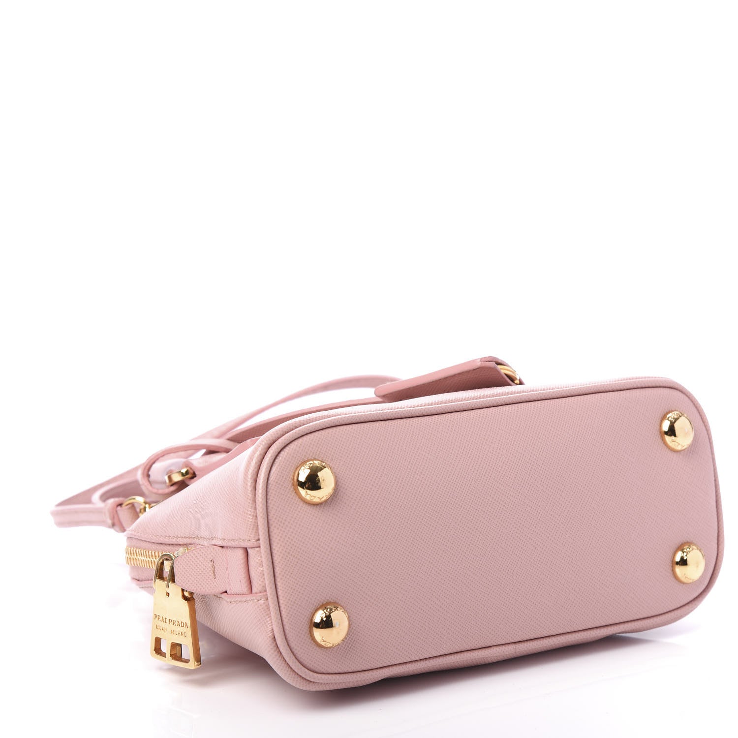 Prada Saffiano Lux Mini Promenade Tote Orchidea 4 of 11