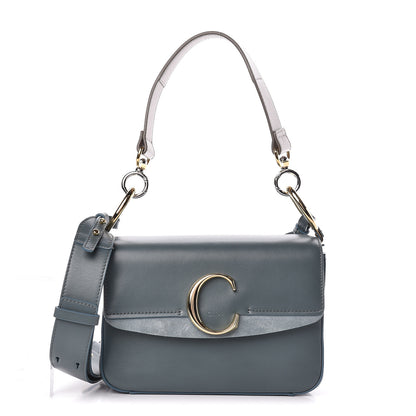 Chloe Calfskin Small C Double Carry Cloudy Blue 1 of 10