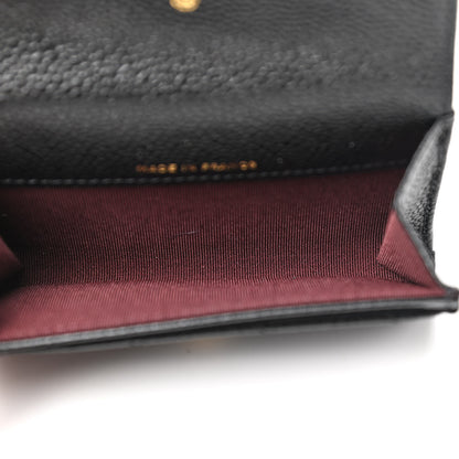 Chanel Caviar Quilted Flap Card Holder Wallet Black 5 of 8