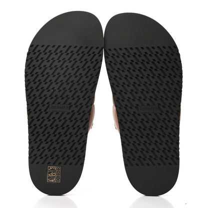 Hermes Nappa Extra Sandals 39 Gold 5 of 8