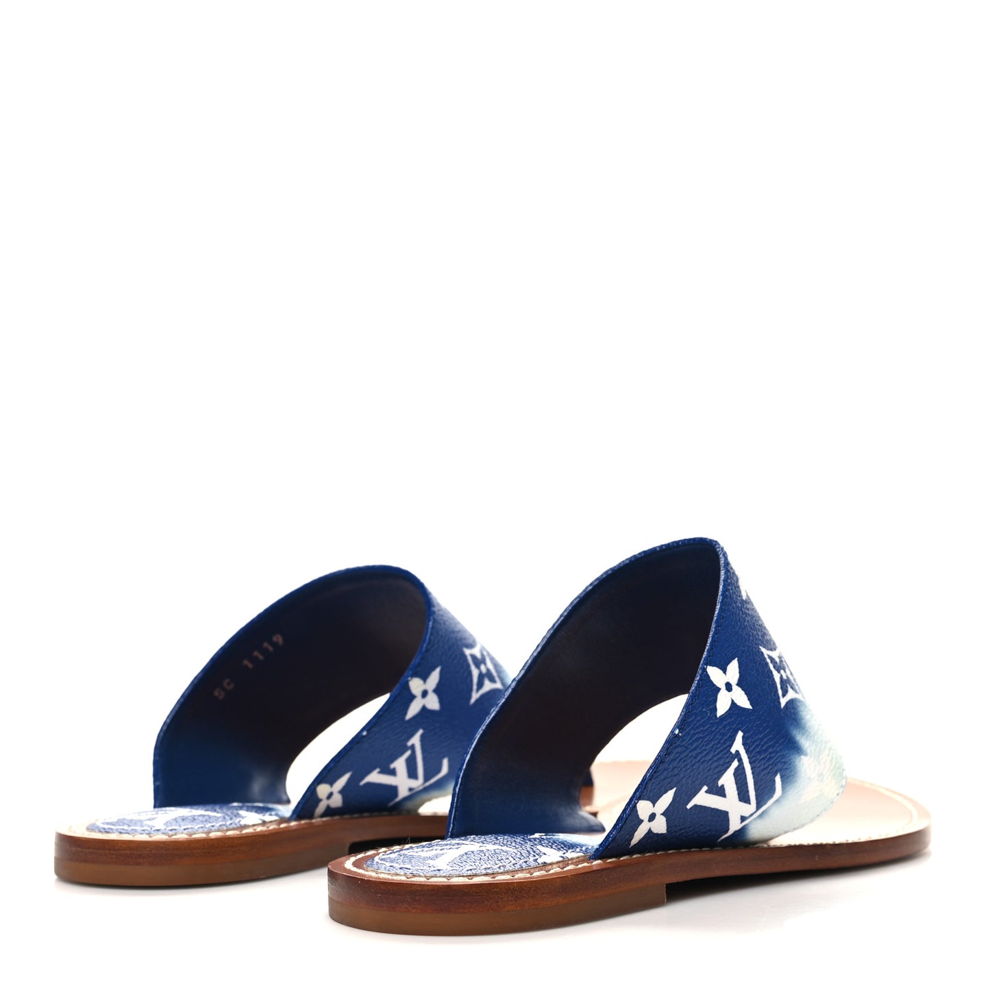 Monogram Escale Palma Sandals 39 Blue