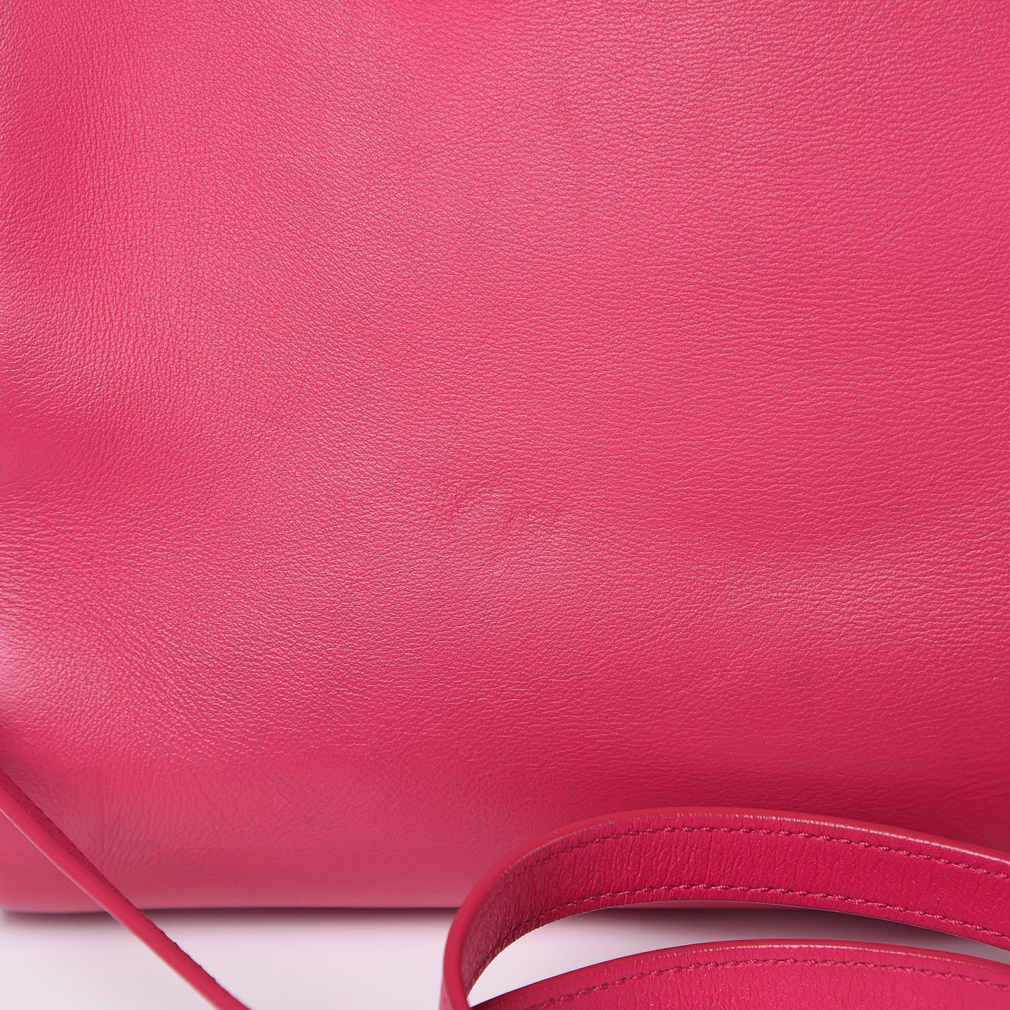 Calfskin Monogram Baby Cabas Fuchsia