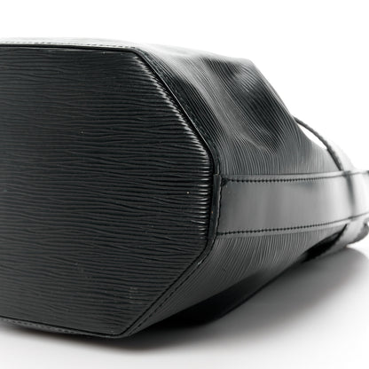 Louis Vuitton Epi Sac D'Epaule Black 9 of 12