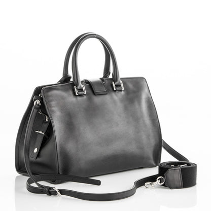Saint Laurent Calfskin Small Monogram Cabas Black 3 of 5