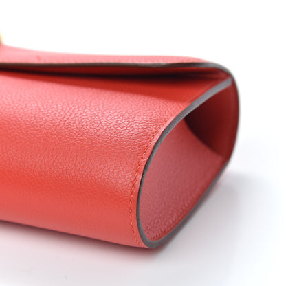Hermes Evercolor Egee Clutch Rouge Tomate 8 of 9