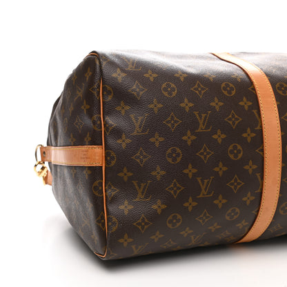 Louis Vuitton Monogram Keepall Bandouliere 55 10 of 19