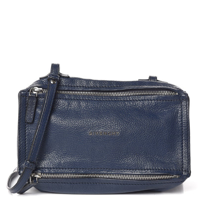 Givenchy Sugar Goatskin Mini Pandora Navy 1 of 11