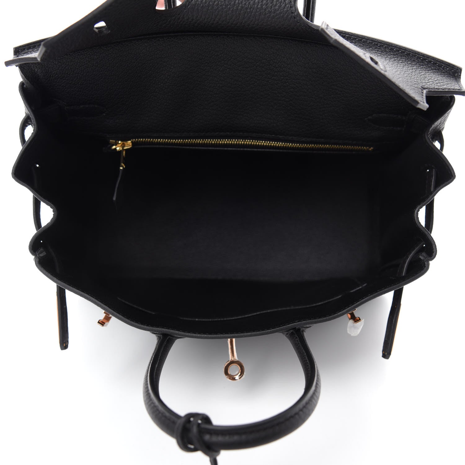 Hermes Togo Birkin 25 Black 5 of 11