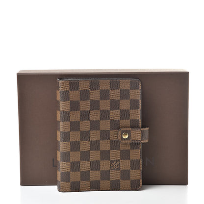 Louis Vuitton Damier Ebene Medium Ring Agenda Cover 10 of 10