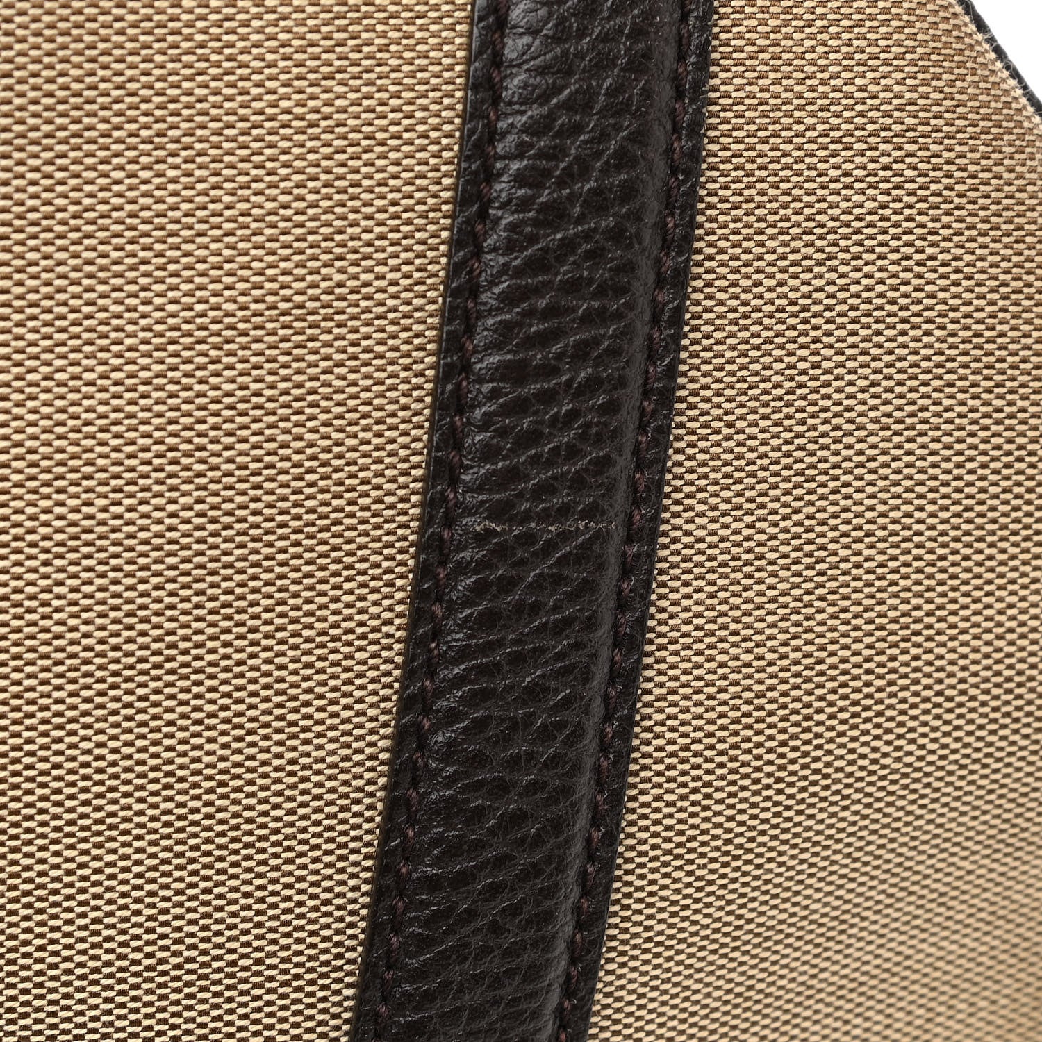Gucci Canvas Britt Tote Dark Brown 20 of 22