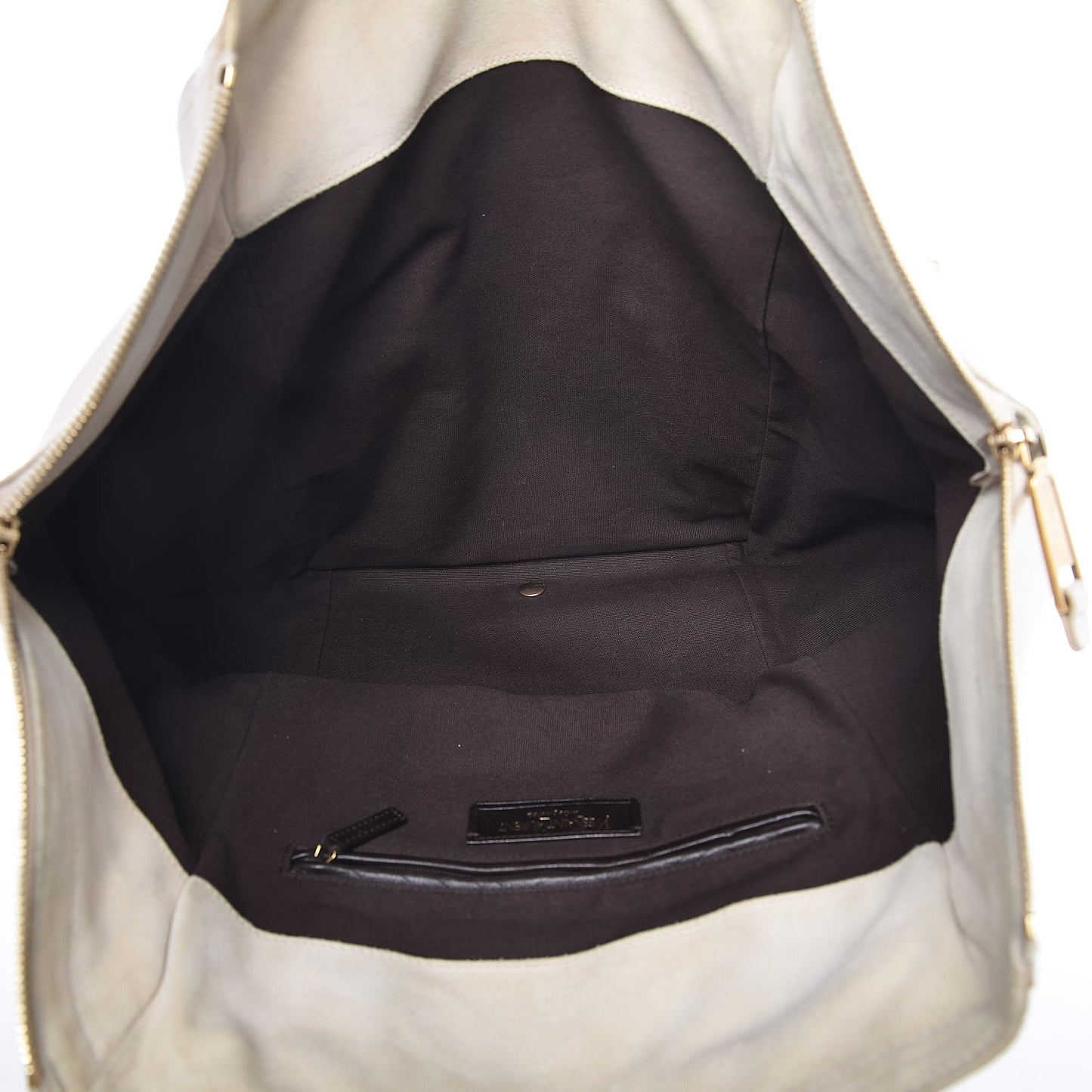 Calfskin Large Downtown Tote Ivory