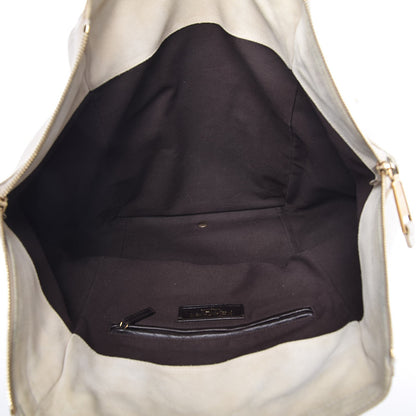 Saint Laurent Calfskin Large Downtown Tote Ivory 4 of 20