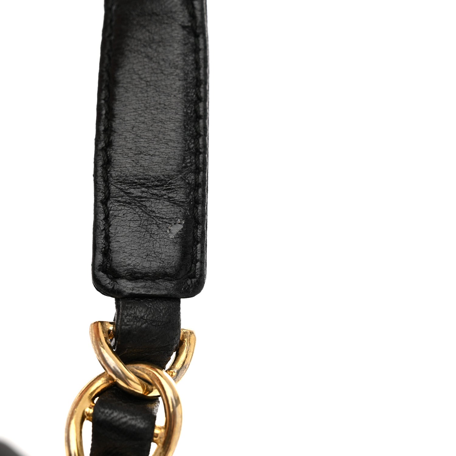 Prada Tessuto Nylon Chain Shoulder Bag Black 11 of 12