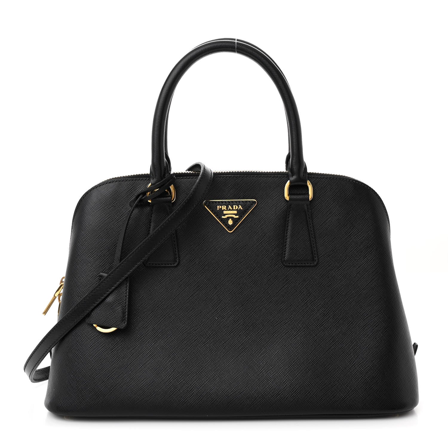 Prada Saffiano Lux Medium Promenade Tote Black 1 of 11