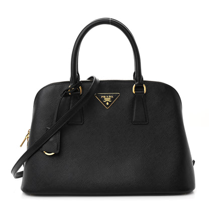 Prada Saffiano Lux Medium Promenade Tote Black 1 of 11