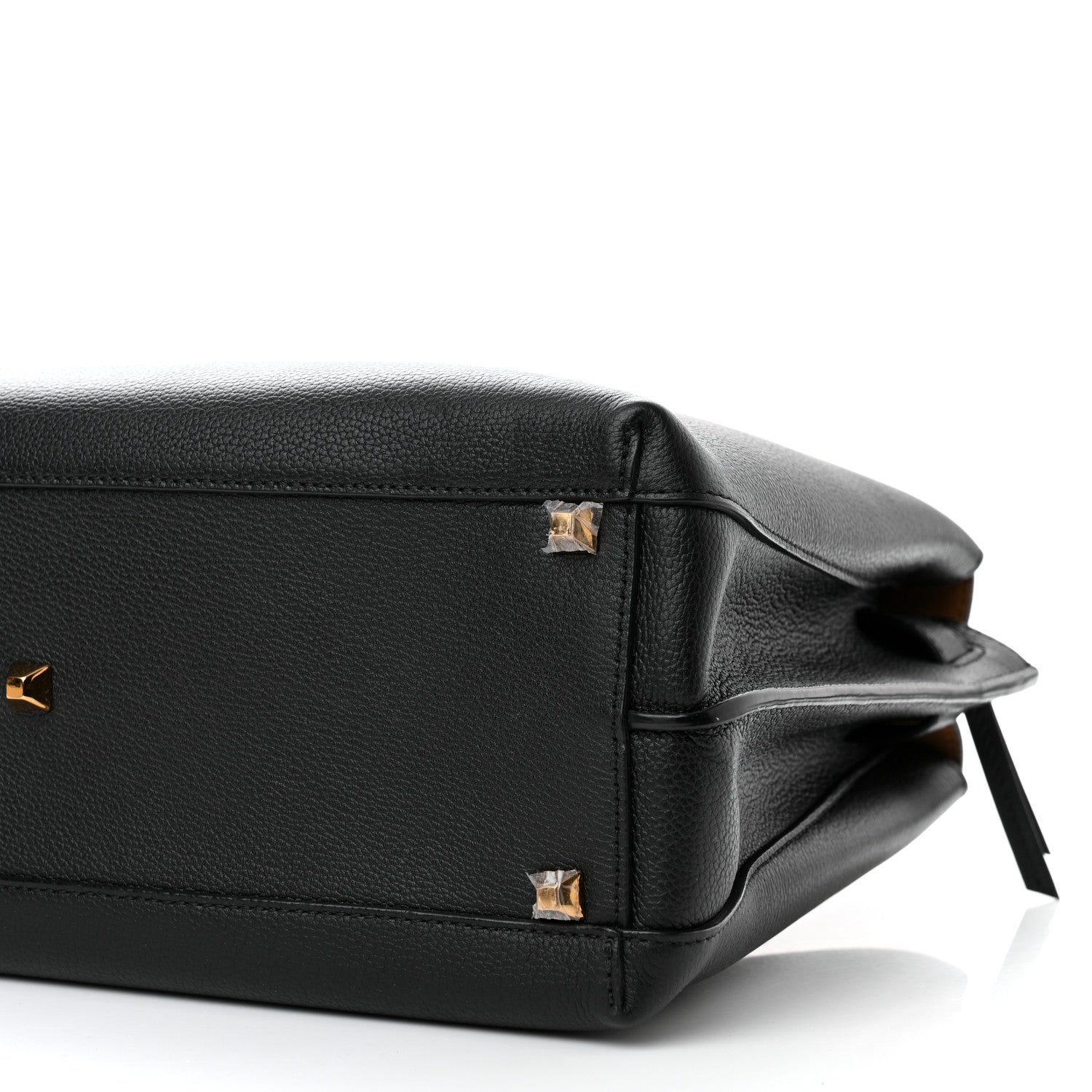 MCM Grained Calfskin Large Milla Tote Black 12 of 12