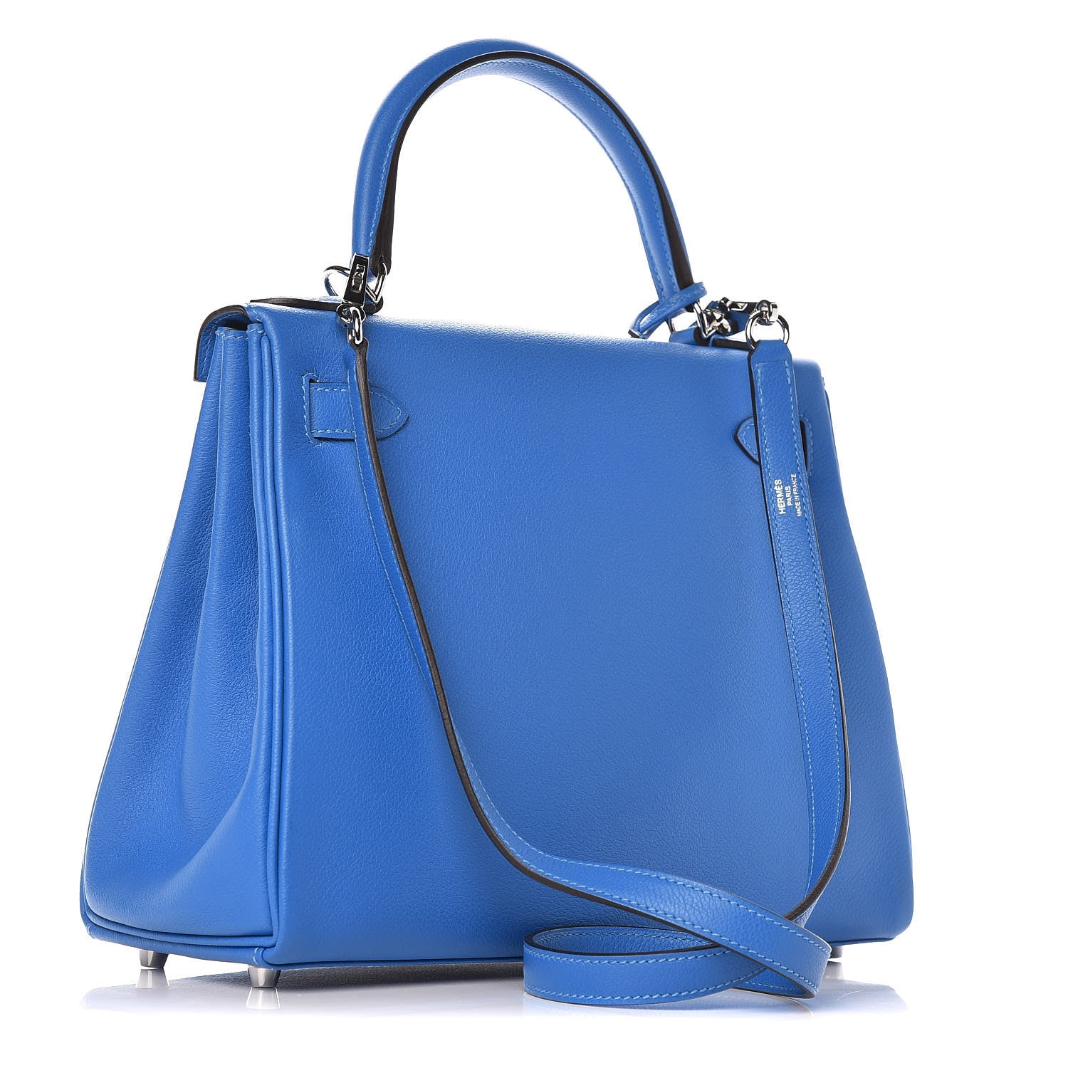 Hermes Evercolor Kelly Retourne 28 Bleu Hydra 3 of 10