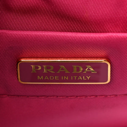 Prada Nylon Tessuto Small Chain Shoulder Bag Fuxia 5 of 12