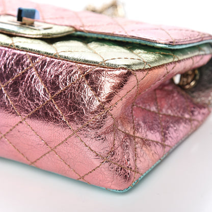 Chanel Metallic Goatskin Quilted Mini 2.55 Reissue Flap Multicolor 8 of 10