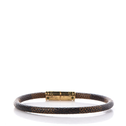 Louis Vuitton Damier Ebene Keep It Bracelet 17 3 of 6