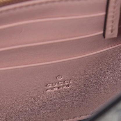 Gucci GG Supreme Monogram Calfskin Padlock Clutch Beige Perfect Pink 6 of 9