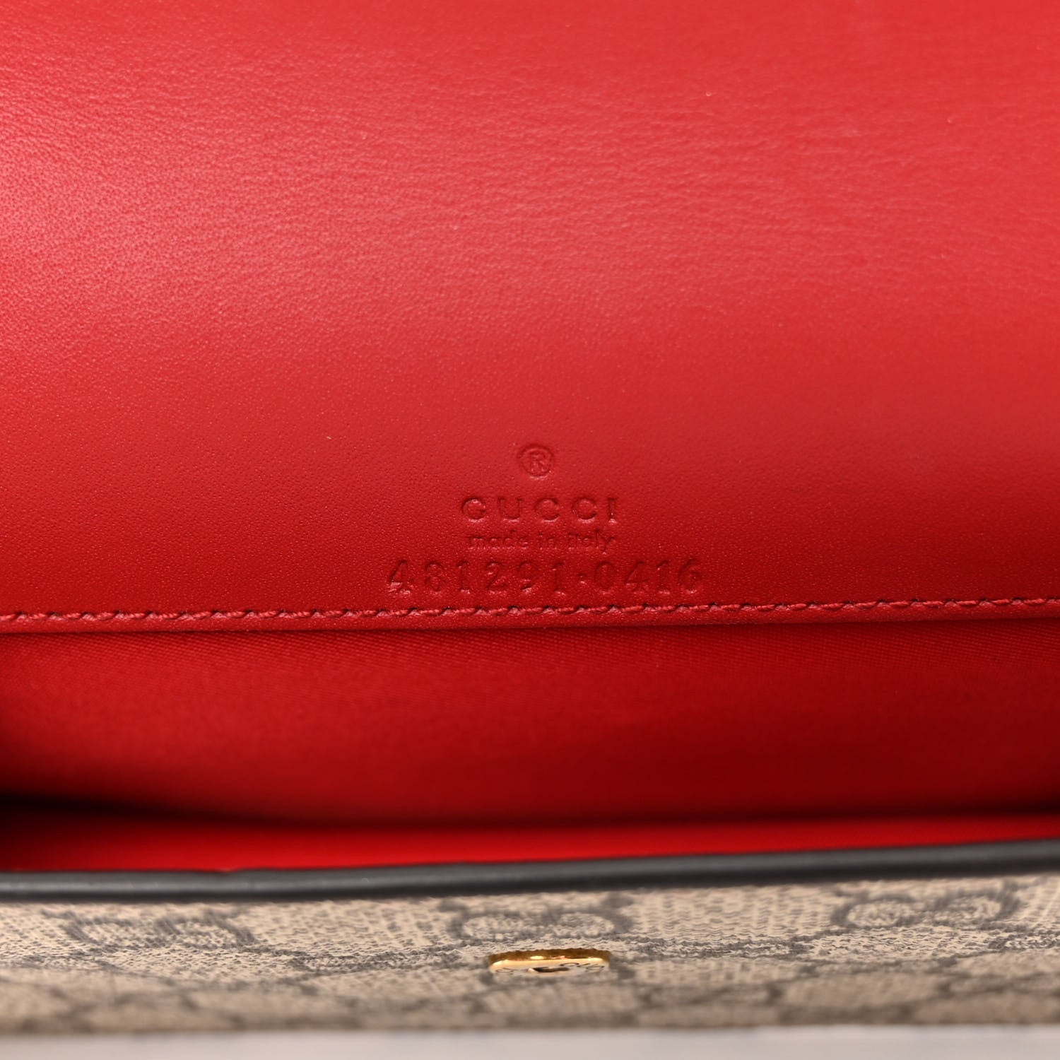 Gucci GG Supreme Monogram Mini Cherry Chain Bag 6 of 9