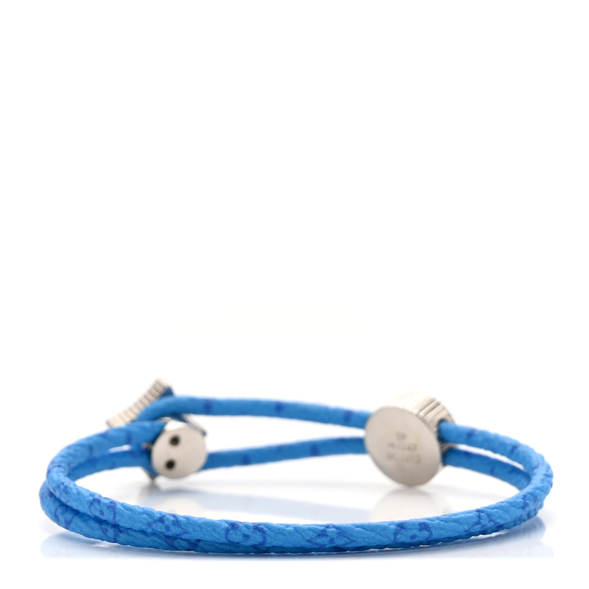 Louis Vuitton Monogram Heritage Catch It Bracelet  Blue 3 of 5