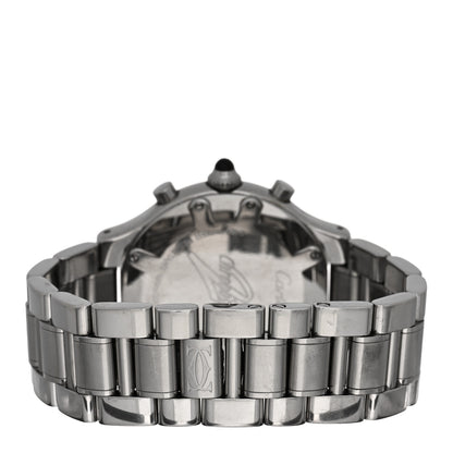 Cartier Stainless Steel 38mm Must de 21 Chronoscaph Quartz Watch Black 3 of 4