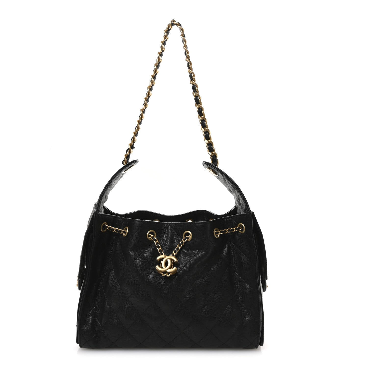 Chanel Caviar Quilted Small Chanel 25 Handbag Black 1 of 11