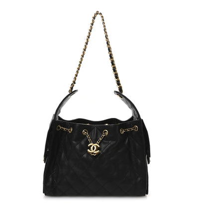 Chanel Caviar Quilted Small Chanel 25 Handbag Black 1 of 11