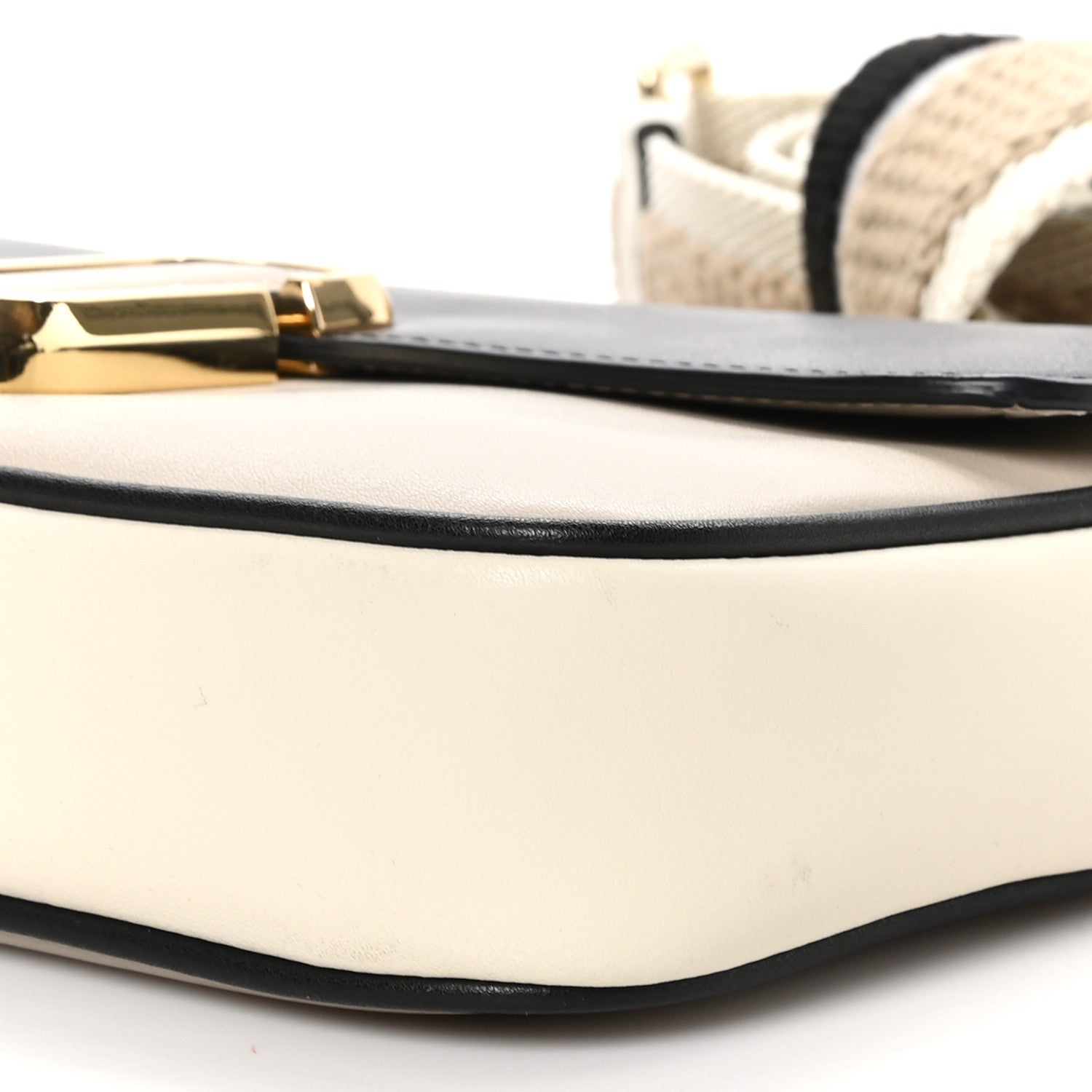 Marc Jacobs Calfskin The J Marc Shoulder Bag Greige Multicolor 9 of 9