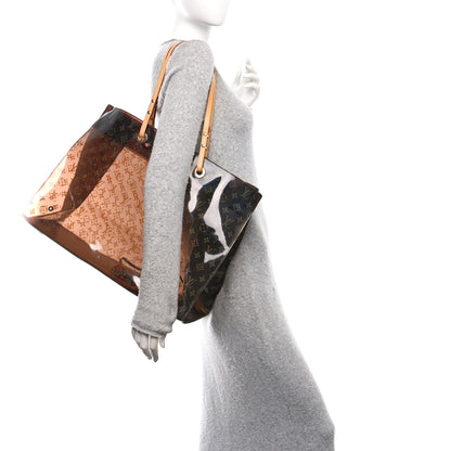 Louis Vuitton Vinyl Monogram Ambre Sac Cabas GM 2 of 12