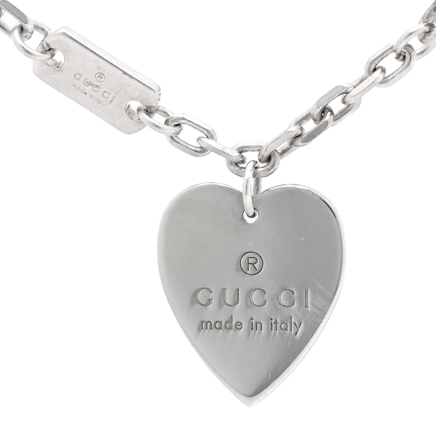 Gucci Sterling Silver Trademark Charm Bracelet 3 of 4