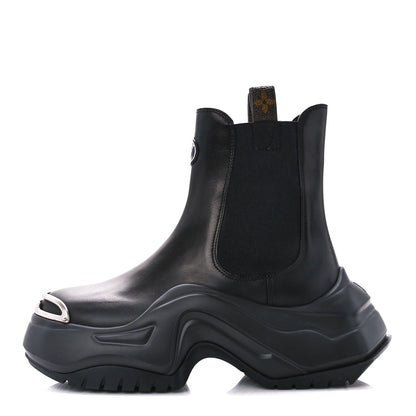 Louis Vuitton Calfskin Archlight 2.0 Block Heel Ankle Boots 37 Black 1 of 10