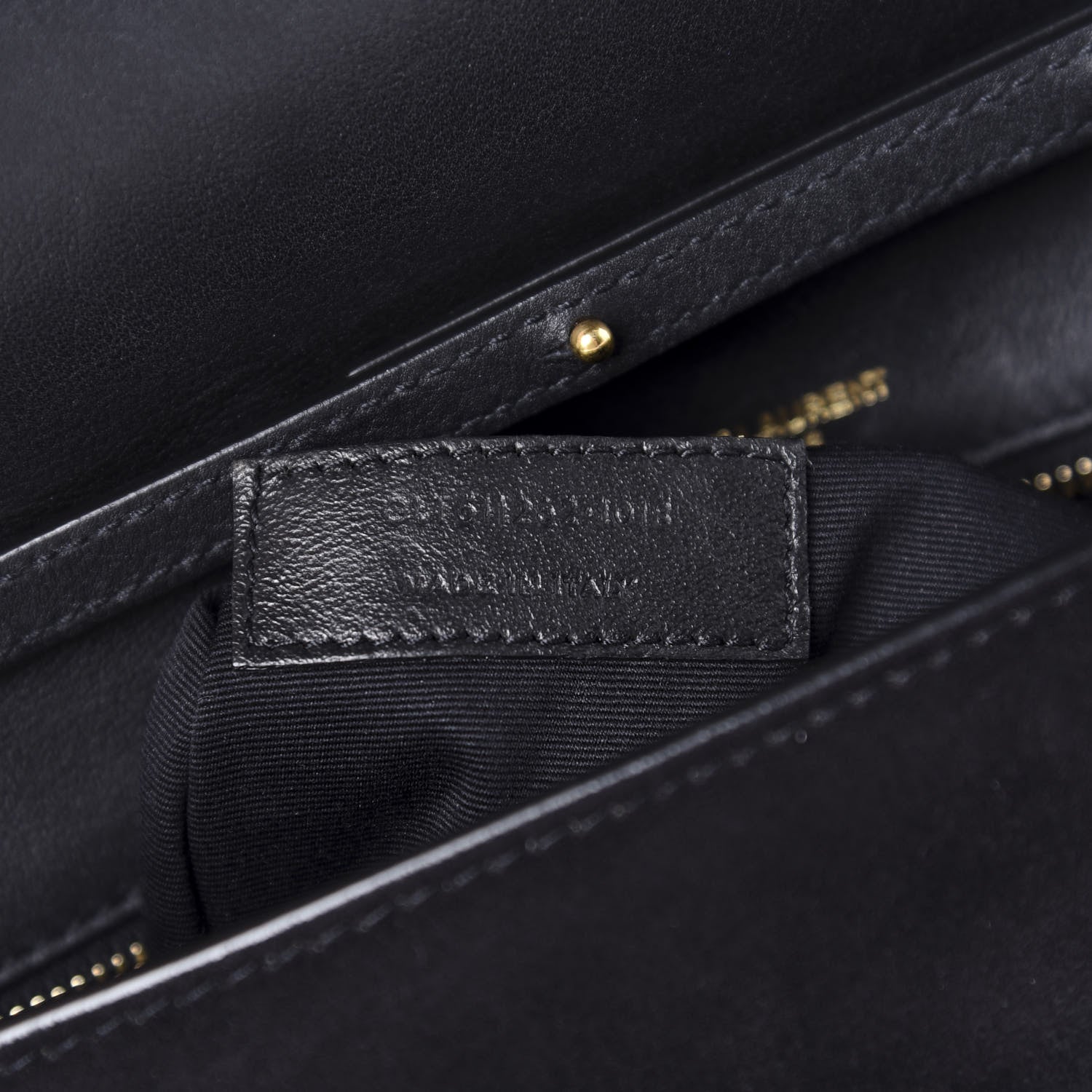 Saint Laurent Suede Calfskin Monogram Le Sept Chain Bag Black 11 of 12